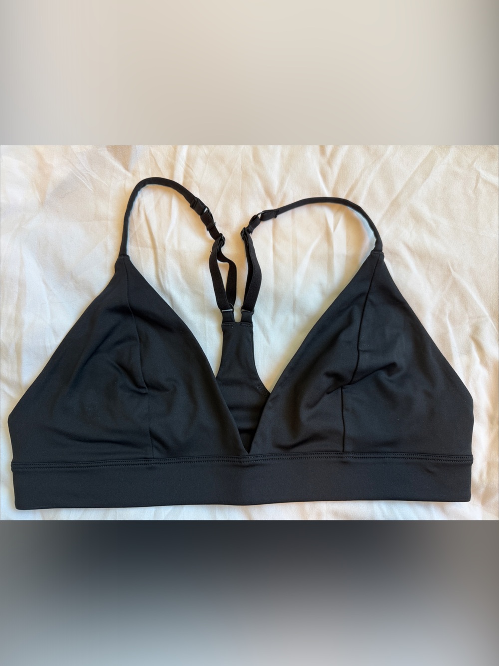 GIRLFRIEND COLLECTIVE | Women’s XL Black Wireless Bralette Minimal Racerback